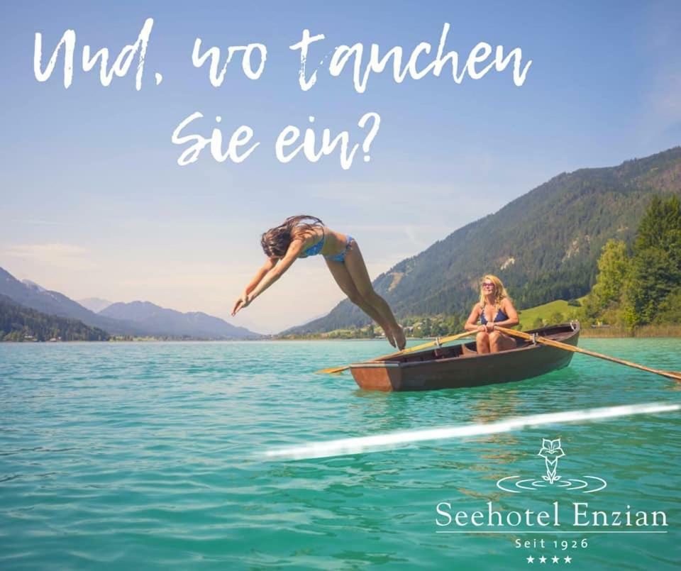 Seehotel Enzian Вайсензее Экстерьер фото